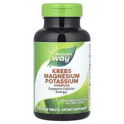 Вітаміни та мінерали Krebs Magnesium Potassium, 120 вегакапсул Nature's Way vit0000950