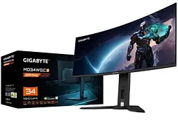 Монітор 34" Gigabyte AORUS MO34WQC2 Curved UWQHD OLED 240Hz (MO34WQC2) - мініатюра 7