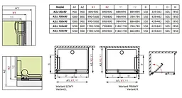 Душова кабіна Radaway Carena KDJ 100Lx90x195 34444-01-08NL - мініатюра 5