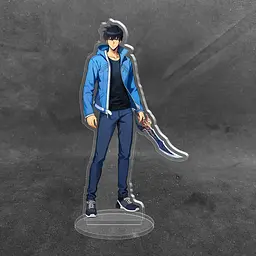 Акрилова колекційна фігурка Аніме: (Solo Leveling) Підняття рівня поодинці Джину Сон (1) 15 cм