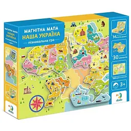 Пазли магнітні Мапа України Dodo 200268 Різнокольоровий shop (4823115908698)