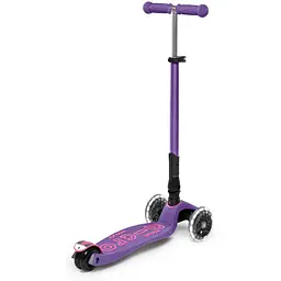 Самокат Micro Maxi Deluxe Foldable Led фіолетовий (MMD100) - мініатюра 3