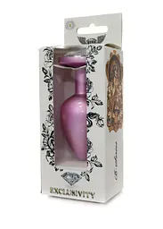 Анальна пробка - Jewellery Pearl Pink Plug Clear L - мініатюра 7