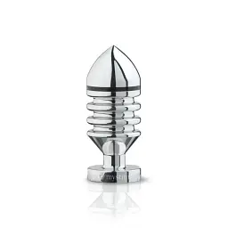 Mystim Hector Helix L - Металева анальна пробка для електростимулятора, 11.5х5см.
