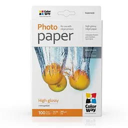 Фотопапір ColorWay глянсовий 200г/м2 13x18см 100 арк. (PG2001005R) - мініатюра 2