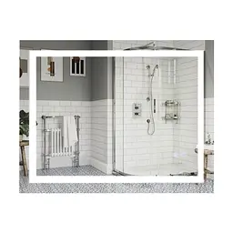 Дзеркало Qtap Mideya 900x700 з LED-підсвічуванням Touch, з антизапотіванням, з диммером яскравості Reverse QT2078NCF9070W