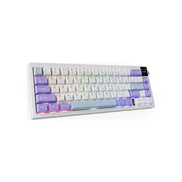 Клавіатура Ajazz AK650 Flying Fish Switch Purple RGB USB/Wireless/Bluetooth UA Purple (AK650-FF-PWB) - мініатюра 3