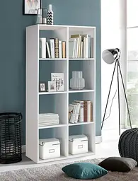 Полиця для книг, стелаж для дому Id A-0010 Білий В1430*Ш720*Г290