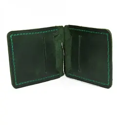 Шкіряний затиск для грошей Gofin 11,5х8,5 см acs0011970 - мініатюра 2