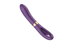 Вібратор G-точки Flicking Dual у фіолетовому - мініатюра 5
