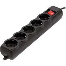 Мережевий фільтр Gembird SPG5-G-15B-PRO Black [142521] - мініатюра 3