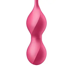 Вагінальні смарт-кульки з вібрацією Satisfyer Love Birds 2 Connect App Red, 86 г, пульт ДК Satisfyer SX0571 99893 - мініатюра 4