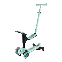 Самокат Globber Go Up Sporty 360 колеса з підсвіткою м’ятно-фісташковий (456-706) - мініатюра 4