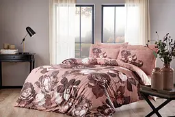 Комплект постільної білизни Avila Dried Rose Сімейний Tac pbe0041126 - мініатюра 1