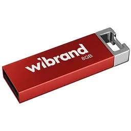 USB флеш накопичувач Wibrand 8GB Chameleon Red USB 2.0 (WI2.0/CH8U6R)