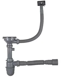 Кухонна мийка Brinex 510-D 0,8 мм, врізна BRIN510MDEC08 - мініатюра 7