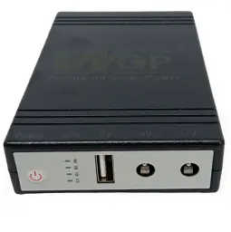 Джерело безперебійного живлення для роутера Mini UPS WGP, чорний, 10400 mAh, 2xDC (12V-1A 9V-1A)