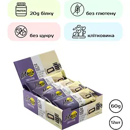 Набір протеїнових батончиків FitWin Cookies Cream 12 шт. х 60 г - мініатюра 2