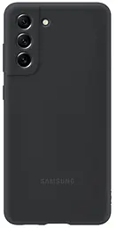 Оригінальний силіконовий чохол для Samsung Galaxy S21 FE (G990) Silicone Cover Black EF-PG990TBEGRU