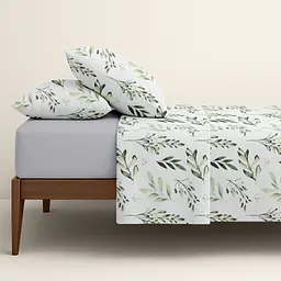 Комплект постільної білизни Cosas Olive mood CS4 Сімейний оливковий (OliveMood_El180x30-52Grey_160x2) - мініатюра 2