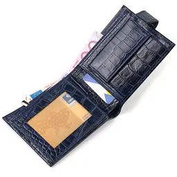 Чоловічий шкіряний гаманець Canpellini 12,2х9,5х2 см acs0025624 - мініатюра 4