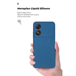 Чохол до мобільного телефона Armorstandart ICON ZTE Blade A34 Camera cover Blue (ARM78957) - мініатюра 7