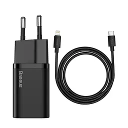 Блок живлення Baseus Super Quick Charger 20w комплект з кабелем type-c - lightning (TZCCSUP-B01)