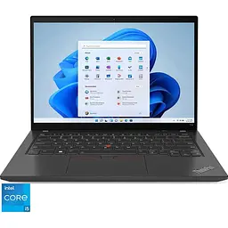 Ноутбук Lenovo ThinkPad T14 Gen 4 з процесором Intel Core i5-1335U pana la 4.6 GHz, 14", WUXGA, IPS, 16GB, 512GB SSD, Intel UHD графікою, Windows 11 Pro, Thunder чорний, 3y Courier or Carry-