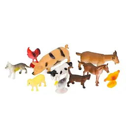 Ігровий набір фігурок Bambi Домашні тварини Н641-3, 10 штук в комплекті