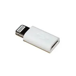 Перехідник Sumdex micro USB - Lighting (F/M), Білий (ADP-1001WT)