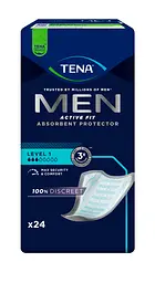 Урологічні прокладки для чоловіків Tena Men Active Fit Level 1, 24 шт. (7322541493053) - мініатюра 2