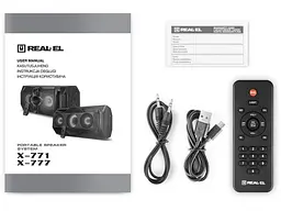 Портативна акустика REAL-EL X-771 Black (EL121600018) - мініатюра 3