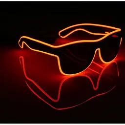 Окуляри світлодіодні Leds сонцезахисні El Neon ray red неонові