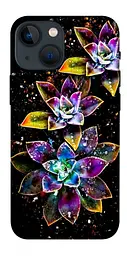 Чохол Demsky Flowers on black для Apple iPhone 13 mini (5.4)
