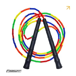 Скакалка бісерна EasyFit 2,7 м (мультиколор) - мініатюра 2