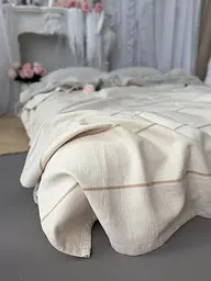 Покривало Zeintex Eco Linen бежеве 200х230 см
