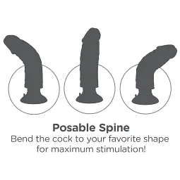 Реалістичний вібратор Pipedream King Cock With Balls 10" 29 см тілесний - мініатюра 5