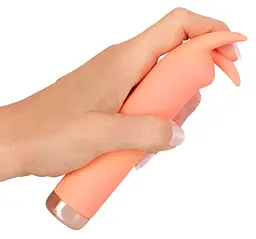 Вібратор You2Toys для клітора Peachy Mini Tickle Bunny 15.4 см помаранчевий - мініатюра 4