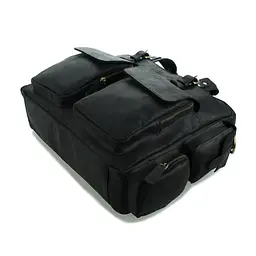 Містка шкіряна сумка 2 в 1 John McDee 38х10х30.5 см sum0028414 - мініатюра 8