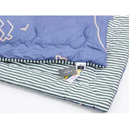 Ковдра MirSon антиалергенна з Eco-Soft Зима №4091 Color Fun Line Whales 155х215 (2200004876016) - мініатюра 3
