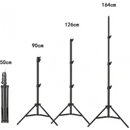 Тримач з кільцевим освітленням Zomei ZM336 14" 180 см Tripod Stand 3200-5600K - мініатюра 7