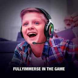 Ігрові навушники Onikuma X10 Gaming with LED чорно-сріблясті - мініатюра 3
