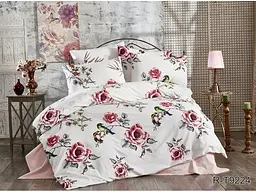 Комплект постільної білизни з компаньйоном (R-T9224) Євро TAG tekstil pbe0037119 - мініатюра 2