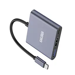 Конвертор USB Hub Kakusiga KSC-750 Type-C на USB 3.0 HDMI Type-C PD - мініатюра 3