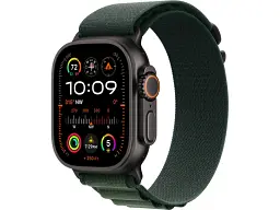 Смарт-годинник Apple Watch Ultra 2 GPS + Cellular 49mm Black Titan. Case w. Dark Green Alpine Loop - Small (MX4Q3)
