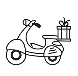 Розфарбовка для малят Книжковий хмарочос Квадроцикл (403433) - мініатюра 2