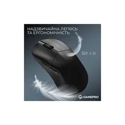 Мишка GamePro Asgard Surt Wireless/Bluetooth/USB Black (GM017B) - мініатюра 7