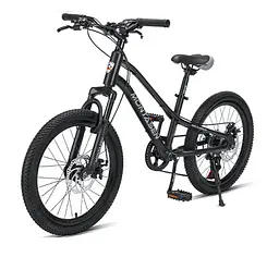 Велосипед 20 дюймів дитячий Montasen Mountain bike 20" AB03 чорний - мініатюра 3