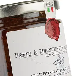 Соус Frantoi Cutrera Песто з в'яленими томатами, каперсами і анчоусами, 190 г (668194) - мініатюра 4