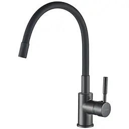 Змішувач для кухні Globus Lux Lazer GLLR-0203SB-10-BB Чорний матовий